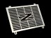 KAWASAKI Z 750 & Z 1000 (03-06) STAINLESS STEEL RADIATOR COVER GUARD GRILL